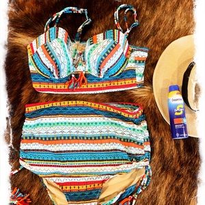 Ladies two piece swim suit